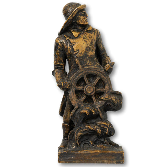 "Man at the Wheel" Statue