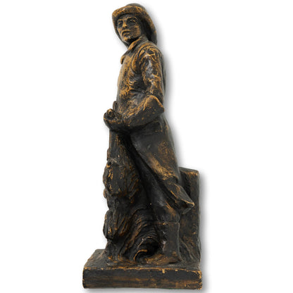 "Man at the Wheel" Statue