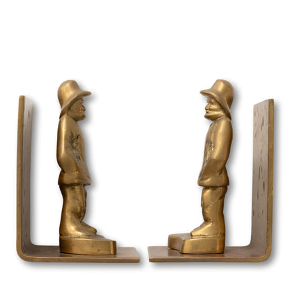 Brass Old Salt Bookends (Pair)