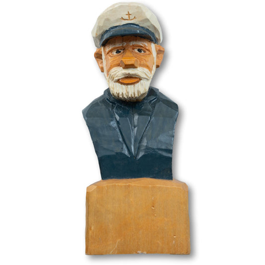 Wooden Captain Bust