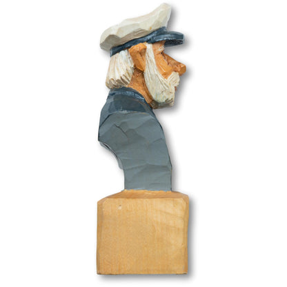 Wooden Captain Bust