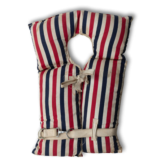 Red, White, Blue Striped Lifejacket