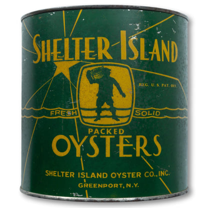 Shelter Island Oysters Tin