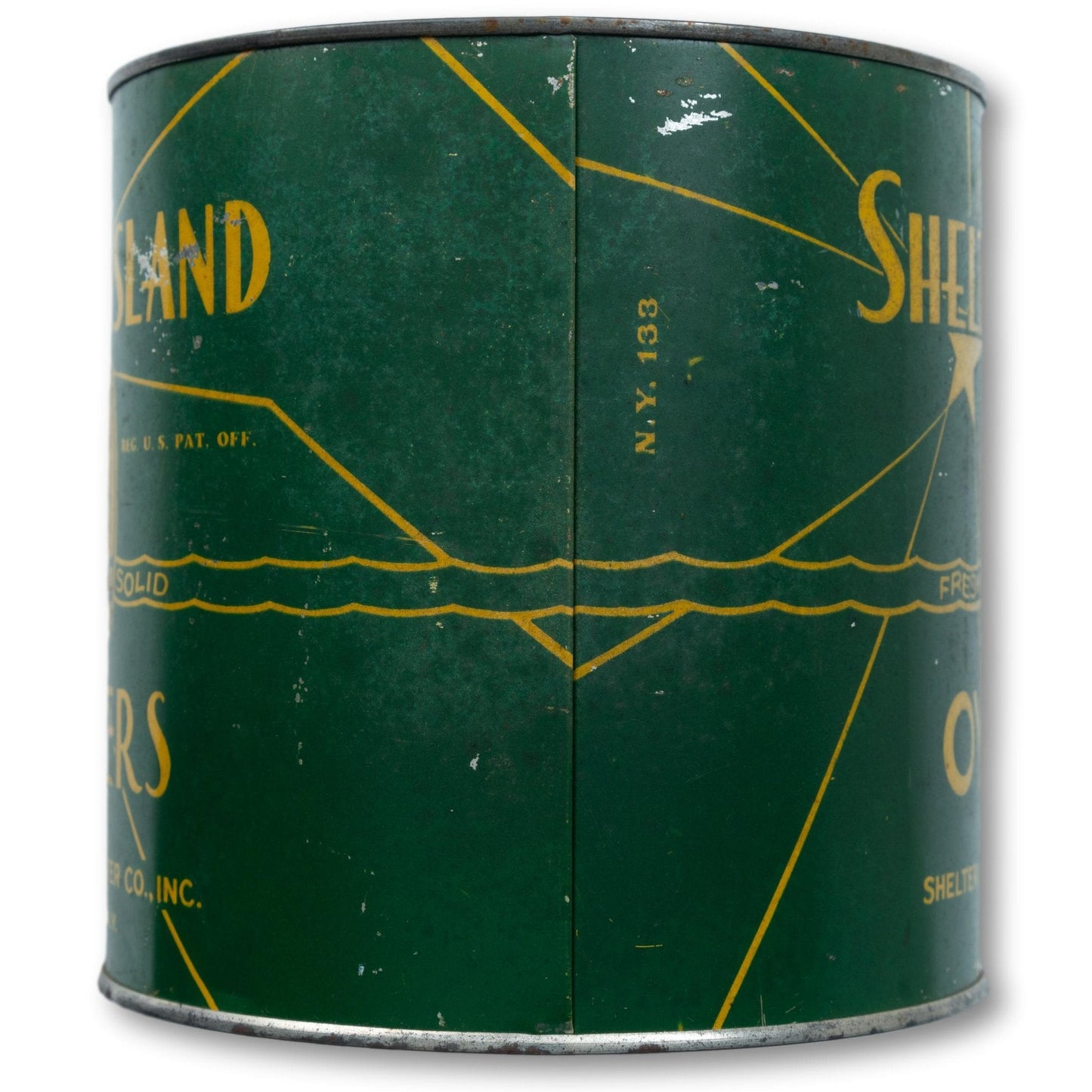 Shelter Island Oysters Tin