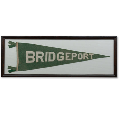 Framed Bridgeport Pennant