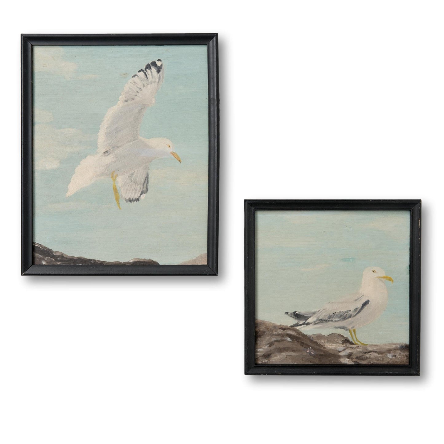 Pair of Seagull Paintings