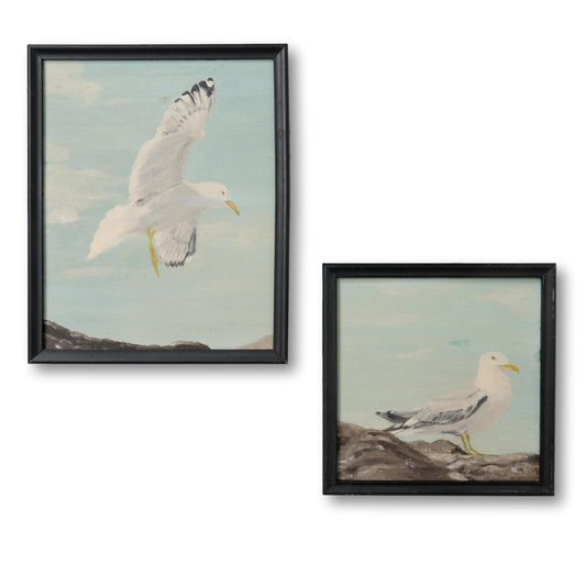 Pair of Seagull Paintings