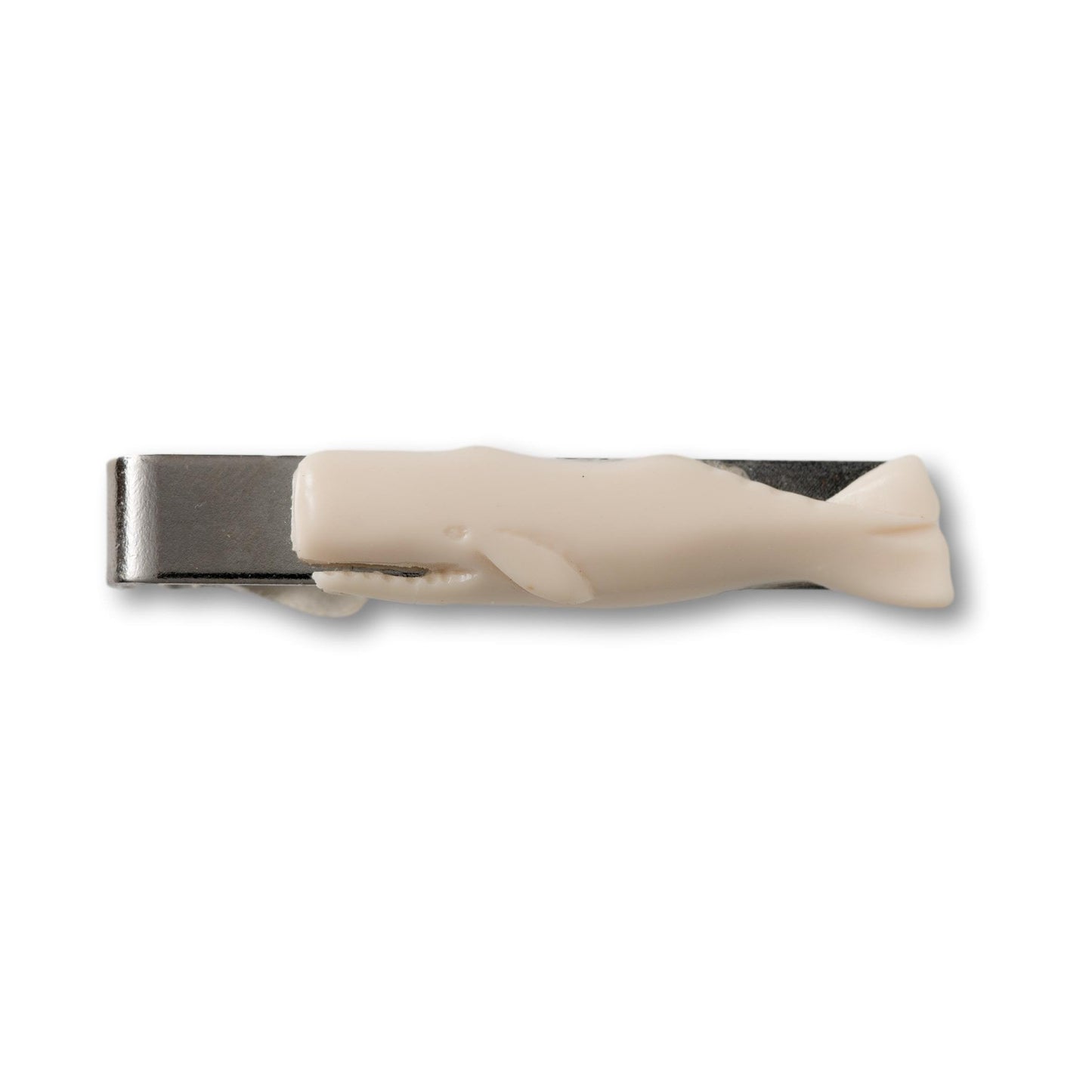 White Whale Tie Clip or Hair Clip