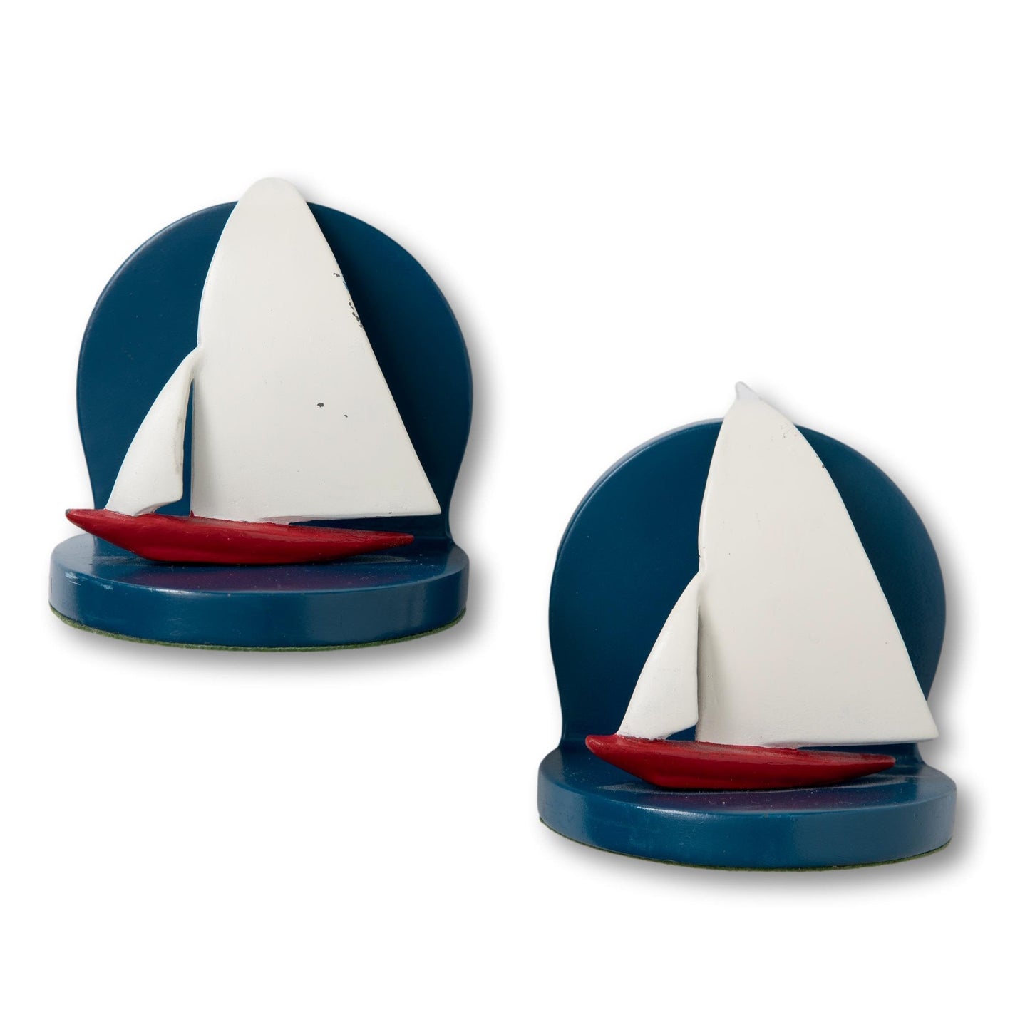 Mid Century Sailboat Bookends